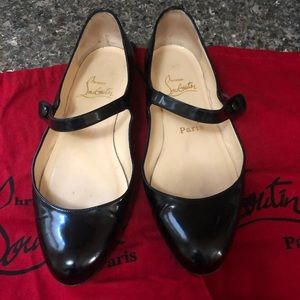 Flash Sale! Auth. Louboutin Mary Jane Patent Flats